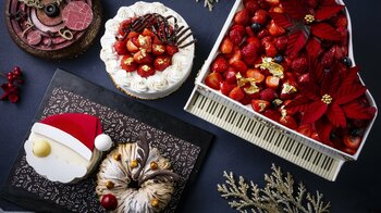 ～時を奏でるケーキとともに、記憶に残るクリスマスを～　ホワイトピアノや時計などをモチーフにしたクリスマスケーキ4種、チョコレート細工3種の予約受付を開始【ザ・プリンス パークタワー東京】