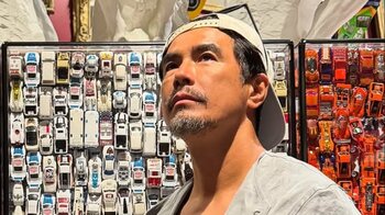 「吹きました」伊藤英明 真剣な表情からのまさかの結果に「1日の終わりに爆笑」「お茶目なんだからぁ」と反響！プロテインを作る様子を動画で公開