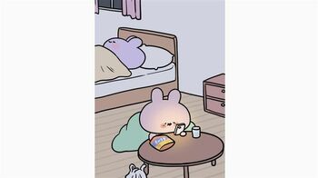 深夜にこっそりお菓子をもぐもぐ 『あさみみちゃん』の「深夜の罪ごはん」が公開　