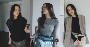 【LOUNIE】"長いおつきあい"をテーマにした限定コレクションを展開。第6弾は、上質な着心地を叶えるニット2型が登場！