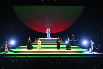 神聖朗読劇「カリギュラ」開幕! 2026年8月12日（水）～8月16日（日）　東京建物ぴあシアター　作：アルベール・カミュ　翻訳：大川珠季　音楽・演奏：西川裕一　構成・演出：深作健太