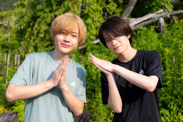 嶋﨑斗亜、AmBitious・岡佑吏が観客の前でジャグリング披露！練習で苦戦「ディアボロ」最終技を成功させられる！？『関西ジュニア ノーフィルター』