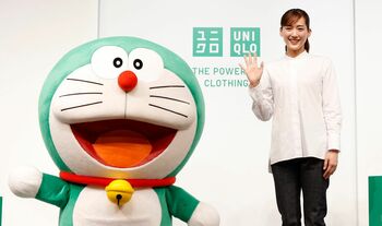 綾瀬はるか＆緑のドラえもんがサステナビリティについて呼びかける