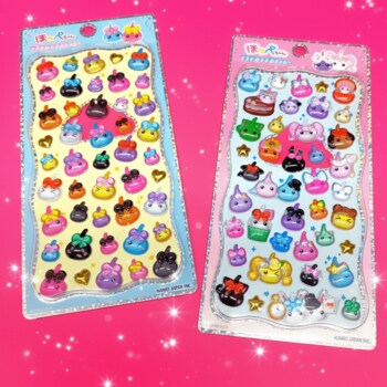 サン宝石の人気キャラ「ほっぺちゃん」シールで令和の交換文化が再燃！人気キャラ×最新トレンドのドロップ系ステッカーが11月登場