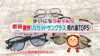 ユニクロで大人気の新作UVカットサングラス【売れ筋TOP5】　紫外線を99％カット　韓国でトレンドのデザインも