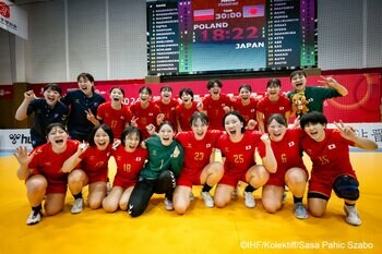【ハンドボール女子ジュニア日本代表】第25回女子ジュニア世界選手権 メインラウンド第2戦 ベスト8進出決定！