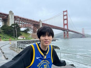 萩原利久 初アメリカ上陸で念願のサンフランシスコへ！大好きなNBAの試合観戦を賭けてゲームに挑戦！