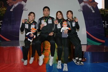 フェンシング　アジア選手権大会女子フルーレで金メダル・銀メダル・銅メダル、男子サーブルで銅メダルを獲得