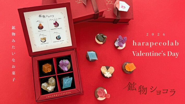 チョコレート×琥珀糖、まるで鉱物のようなチョコレート！ 「鉱物ショコラ」を1月16日から期間限定で販売開始