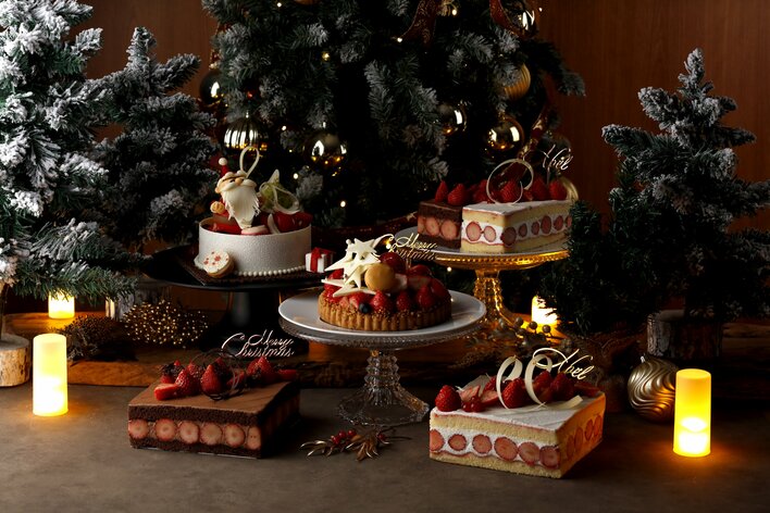 【軽井沢プリンスホテル】自宅で楽しむ『贅沢おこもりホリデー』をホテルが提案-ホリデーシーズンのホームパーティーを彩る5種のクリスマスケーキを販売