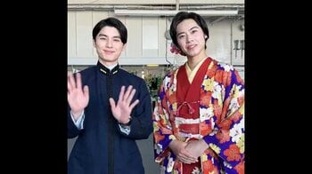 【女装ドヤ顔】本田響矢と戸塚純貴の仲良し動画にSNS「綺麗すぎる笑」「やっぱり裏切らないw」『波うららかに、めおと日和』