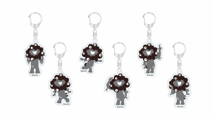 黒ミャクミャク　キーホルダー　2点 黒ミャクミャク”新商品が発売で売り切れ必至！？ ぷにぷにシール