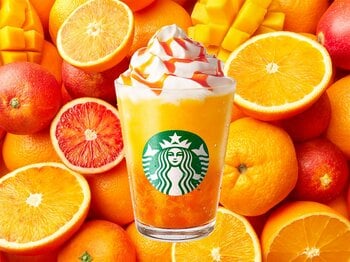 スタバ新作はオレンジ×マンゴー！真夏を彩る3種の贅沢ビバレッジが7月22日から登場 贅沢な果肉とゼリーが織りなす圧倒的な果実感を体験