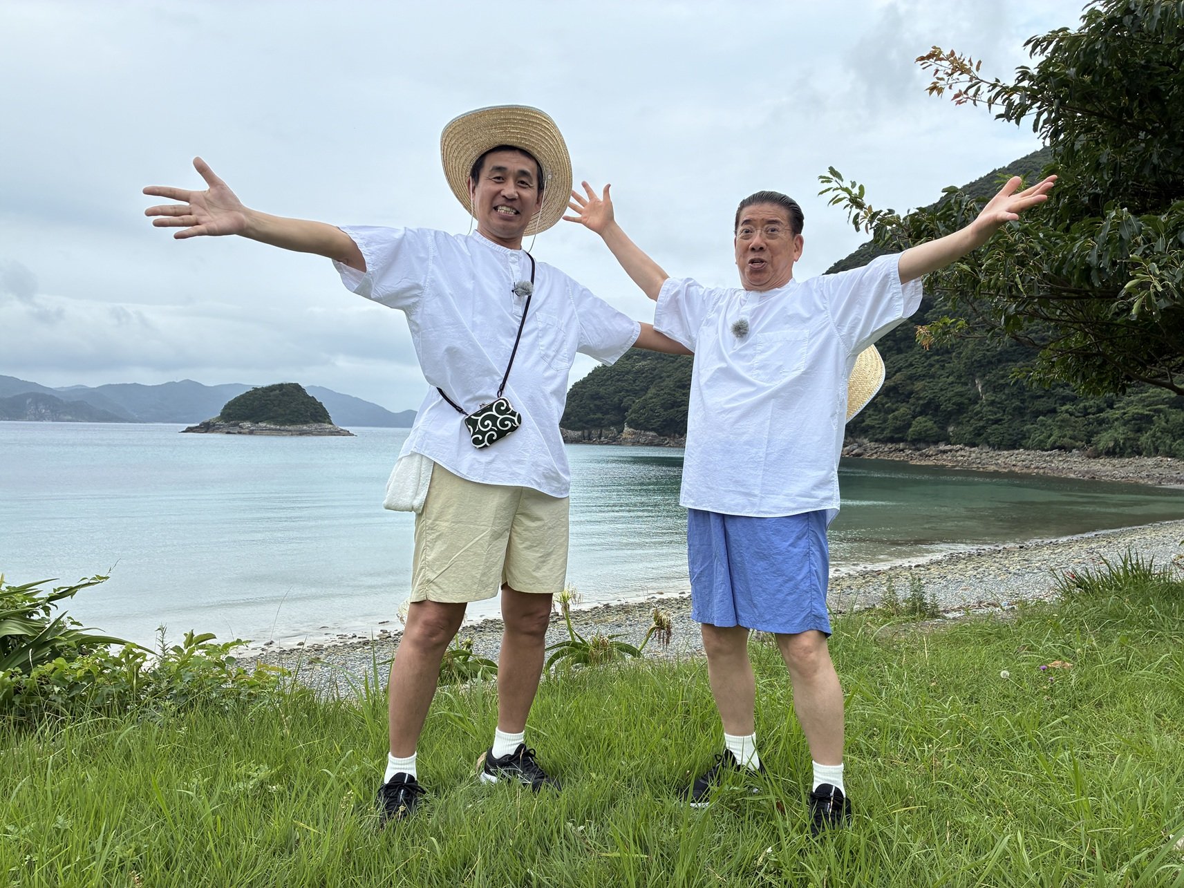 西川きよし＆石田靖の“やすきよ”コンビが長崎・五島列島でグルメや自然