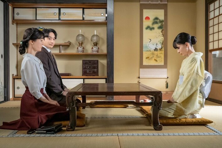 【場面写真追加】「瀧昌（本田響矢）さまは、1人で任務に…？」不安を募らせるなつ美（芳根京子）に郁子（和久井映見）たちは…『めおと日和』第3話予告