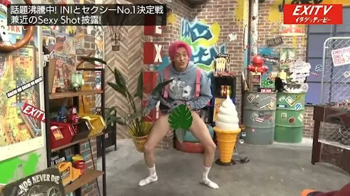 EXITがINI西洸人＆松田迅とセクシーポーズ対決で大波乱！“初代
