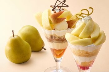 【タカノフルーツパーラー】旬を迎える洋梨を多彩なデザートで楽しむシーズナルメニュー