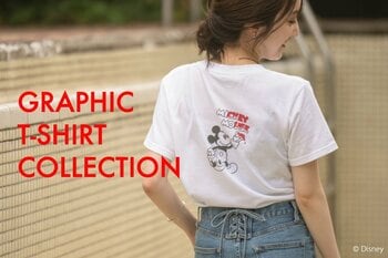 「ミッキーマウス」と「LIFE」のグラフィックTシャツコレクションが登場。