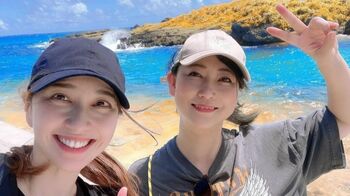 はいだしょうこ＆友近　宮古島へプライベート旅行！絶景の海をバックにしたSNS映えショットが続々「成長できた最高の旅」