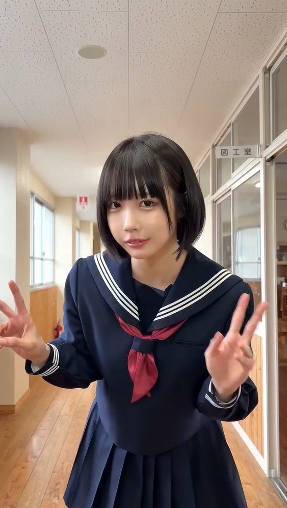 現役バリバリですやん」あのちゃん セーラー服×紺ハイソ姿にファン歓喜