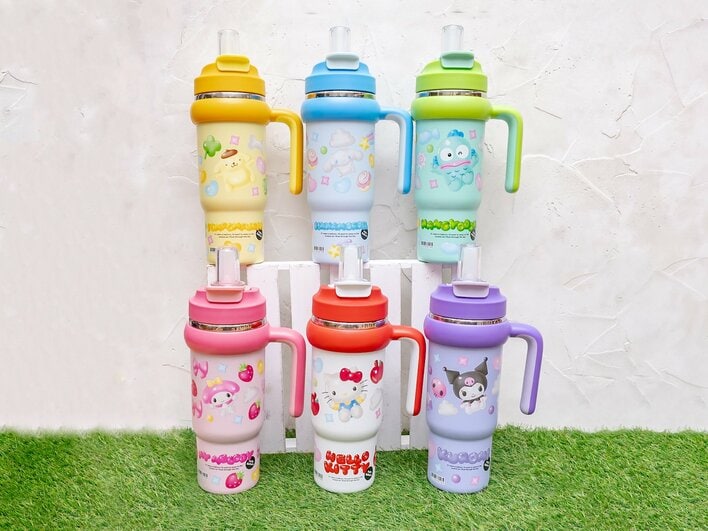 ぷっくりとした風船デザインが可愛い！サンリオキャラクターズ「ぷっくりバルーン 2WAYステンレスタンブラー」新登場
