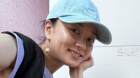 中越典子(46) 7歳娘の描いた“ままのえ”に「ギャー」!? お気に入りのヘアバンドと長い首に「謎の落ち武者感･･･」「眼力は感じますよ」夫は俳優・永井大