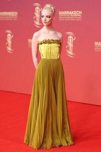 【Dior】ディオールを纏うセレブリティ：アニャ・テイラー＝ジョイ@第22回マラケシュ国際映画祭