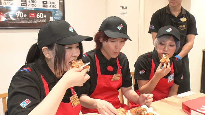 ぱーてぃーちゃんが「ドミノ・ピザ ジャパン」でお手伝いをしながらミッション達成を目指す!ピザ作りのスピード対決で内部分裂!?
