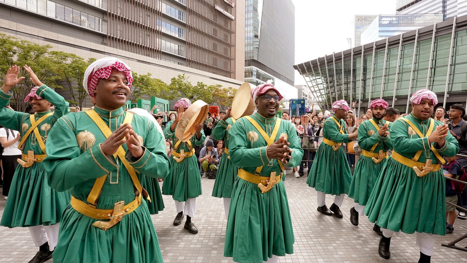 大阪・関西万博サウジアラビア王国館】うめきた広場でのサウジアラビア