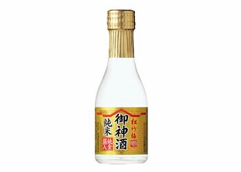 【宝酒造】特撰松竹梅「御神酒（おみき）」＜純米＞純金箔入180ml 数量限定発売