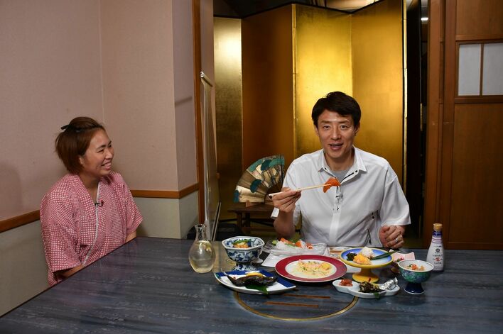 松岡修造がマス料理のおいしさに「プレミアム修造です！」と迷言連発！？