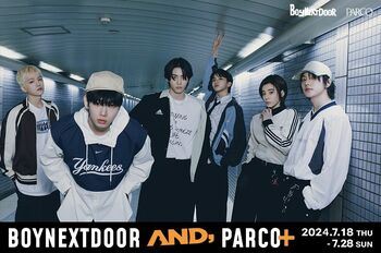 【日本デビュー】BOYNEXTDOORのポップアップストアが渋谷PARCOに登場　期間限定デジタルスタンプラリーで特典も