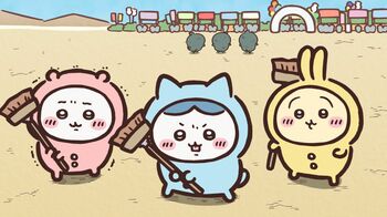 アニメ『ちいかわ』　第153話「パジャマパーティーズ⑩」