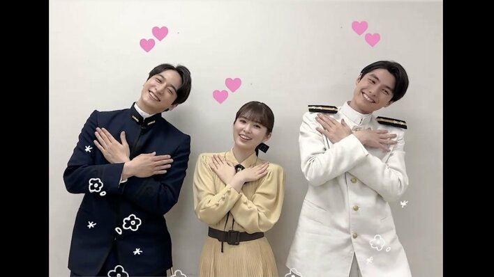 本田響矢×小関裕太×小川彩（乃木坂46）がBE:FIRSTの『夢中』ダンス！「かわいいので問題ありません！」『波うららかに、めおと日和』