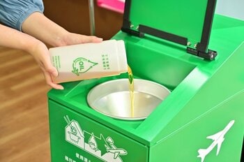 横浜キヤノンイーグルスのホストゲームで蒔田小学校の児童が廃食油を回収します！