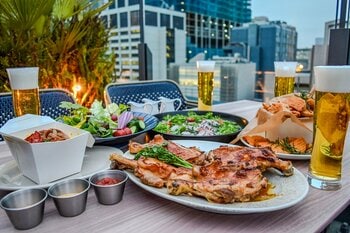 銀座コリドー街のルーフトップで春の乾杯！「天空のルーフトップビアガーデン2026」を開催