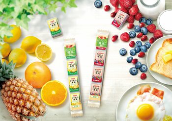 朝食においしく健康をプラス！ おいしく健康ベビー「シャキッと果実パインミックス」「つぶっと果実ベリーミックス」新発売のお知らせ