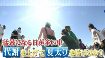 【必見】「夏は冬に比べて太りやすい！」専門家が警鐘　体の“冷やしすぎ”は危険？“夏太り”を防ぐ「代謝アップ食事法」を徹底解説！