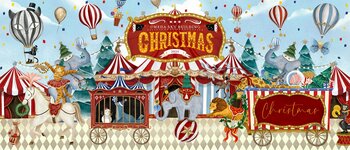 幻想のサーカスが夜空を彩る『梅田スカイビルクリスマス2025』11月14日(金)より開催決定！国内最大級のLEDマッピングツリーが今年映し出す、３つの特別なプログラムにも注目。