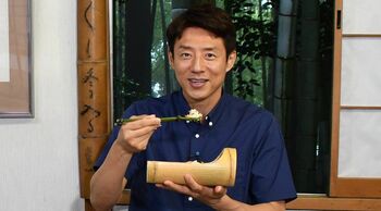 松岡修造、竹寺の精進料理を堪能し「僕、竹になってきてます？」