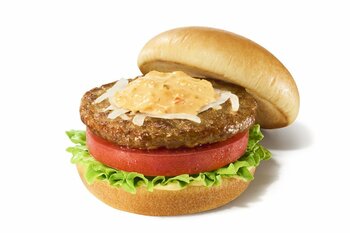 朝食時間帯限定の「朝モス」をリニューアル「朝の野菜バーガー ～オーロラソース～」「朝のとろったまチーズバーガー ～テリヤキソース～」を新発売