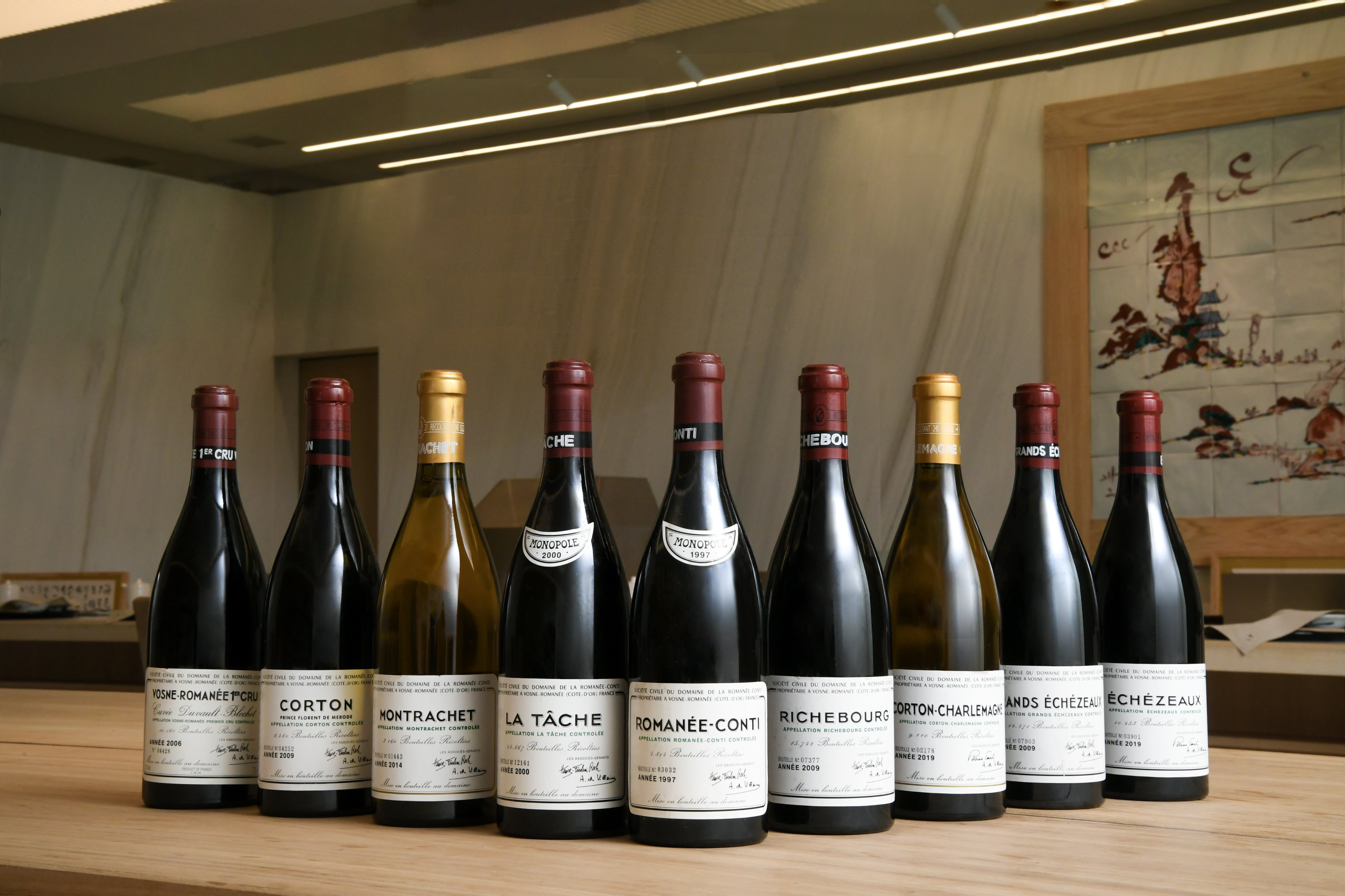 銀座天一《世界最高峰》ドメーヌ・ド・ラ・ロマネ・コンティ （Domaine