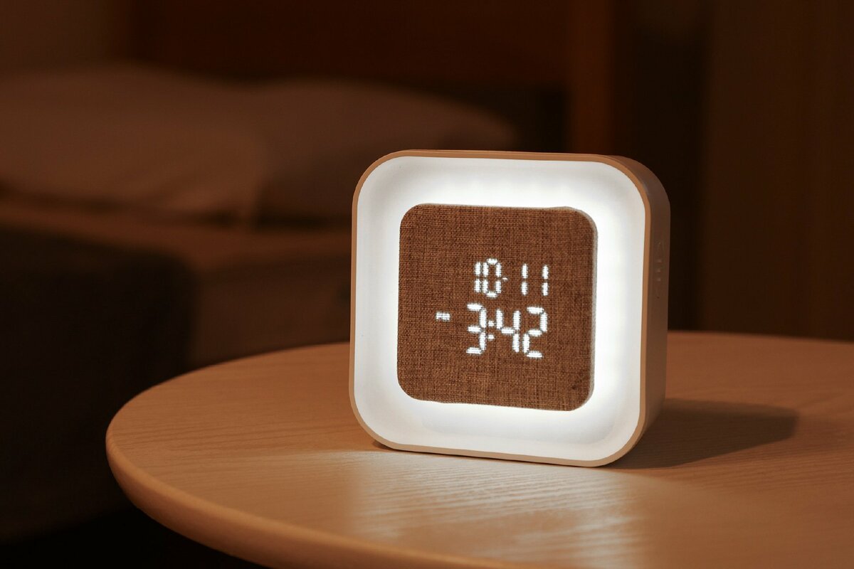 スマホに頼らない朝の目覚め。多機能な「置き型デジタル時計」新登場