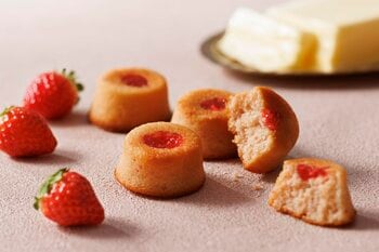 “栃木県産 とちあいか” のジャムと合わせた至高のバター菓子。【ザ・マスターbyバターバトラー 】 より昨年も好評いただいた『バターストロベリーケーキ』を3/1から発売。