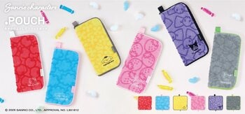 アイアップから「サンリオキャラクターズ」デザインのどっとポーチが新発売！2026年2月中旬発売予定