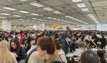 来場者の7割が外国人！