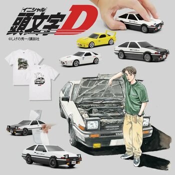 9月18日より浅草ROXで『頭文字D』のPOPUPストアをCAMSHOP.JPが開催！藤原拓海の等身大パネルも登場します！