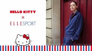 ハローキティ× ELLE SPORT コラボレーションアパレルが登場、 全国取扱店にて順次販売中