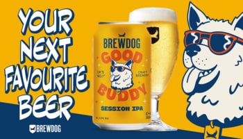 英国No.1クラフトビールブランドBREWDOGから、日本限定の新たな旗艦品「GOOD BUDDY」が誕生。3月3日(火)よりファミリーマート*で先行発売！