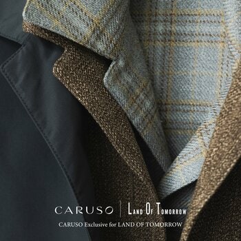 4月3日(金)よりランド オブ トゥモロー 丸の内店と心斎橋パルコ店では、イタリアのテーラリングブランド＜CARUSO＞に別注したスペシャルコレクションを数量限定で発売いたします。